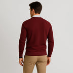 Suéter Para Hombre Básico De Punto Fino E55301 Marca Bobois®