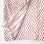 Bata Domino Suave Para Descanso / Baño Con Bolsillos Unisex Rosa Palo Dominó Unica