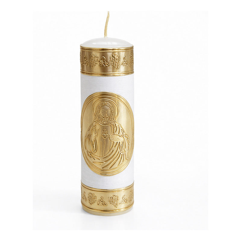 Set De Comunión Vela+biblia+caja De Madera Diseño Religioso