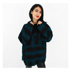Suéter Poncho Canguro Artesanal Hoodie Acrilico Colores