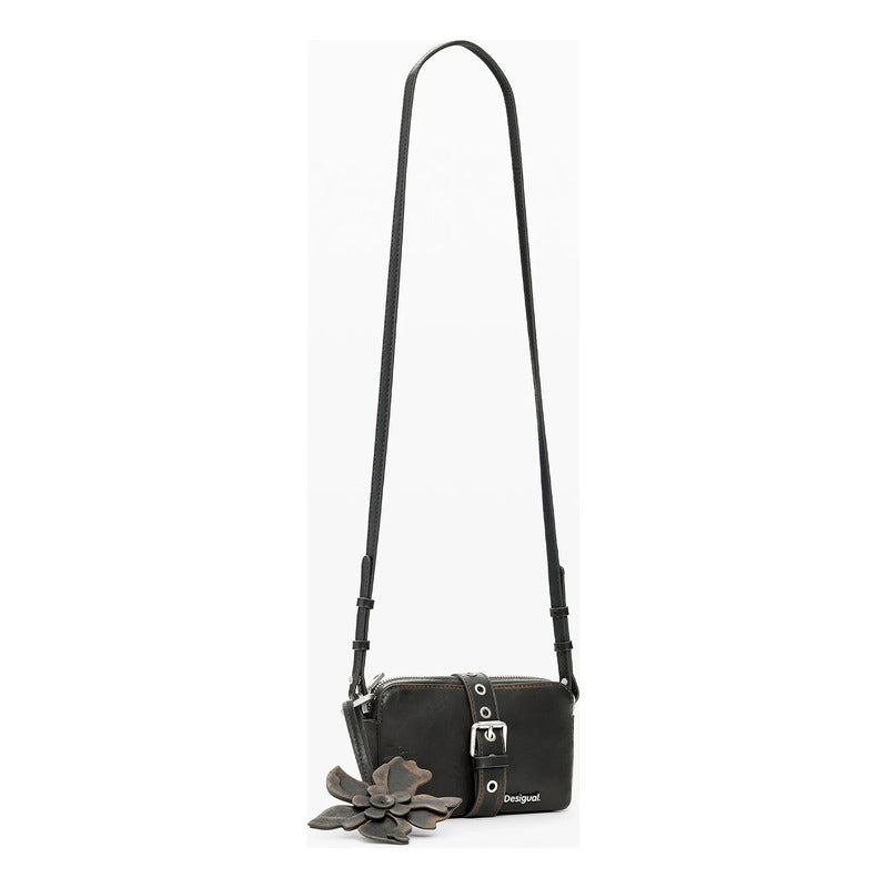 Monedero Bandolera Para Mujer 26sayp08/6009 Desigual® Negro Liso