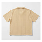Blusa Holgada Ligera Para Mujer Mod. S1192 Marca Julys® Nude Geométrico Ch