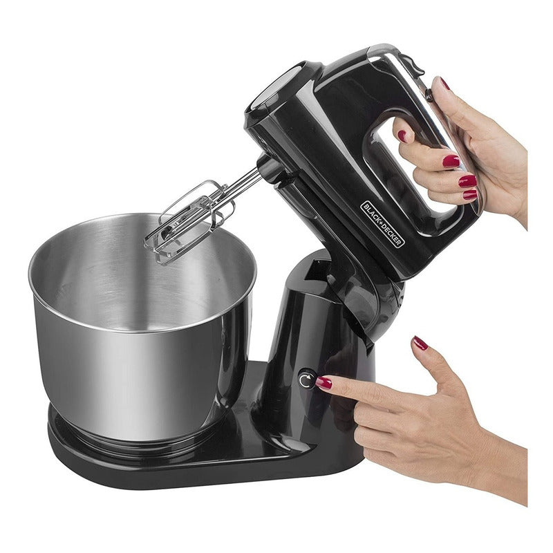 Batidora Para Cocina Con Pedestal Blanca Marca Black+deker Negro 250 W