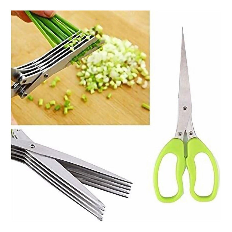 Tijeras Para Especias Acero Inoxidable Mod.251971 Metaltex® Verde Lima/plateado