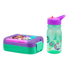 Lonchera Infantil De Plástico Con Botella Diseños Varios