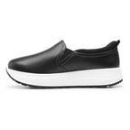 Tenis Para Mujer Slip On Mod.117207 Marca Flexi® Negro Lisa 24.5 Mx