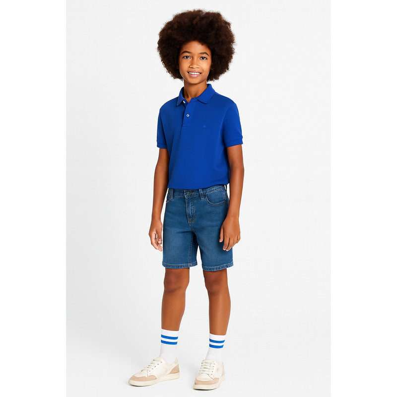 Bermuda De Mezclilla Para Niño Mod. 6203 Marca Mayoral®