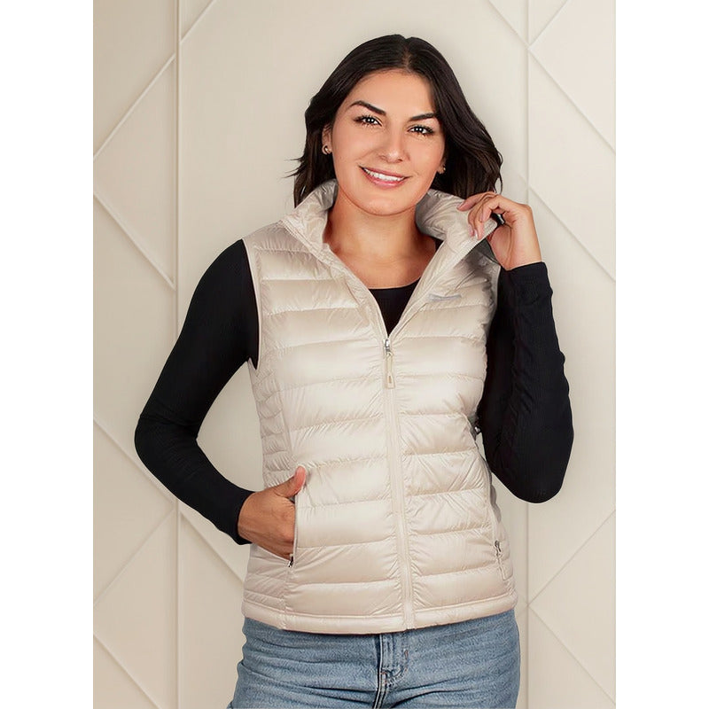 Chaleco De Mujer Mod.dw83-vpol8718 Marca Greenlander®