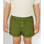 Short Bermuda Ligero Para Bebé Mod.1241 Marca Mayoral® Verde Musgo Liso 18 Meses