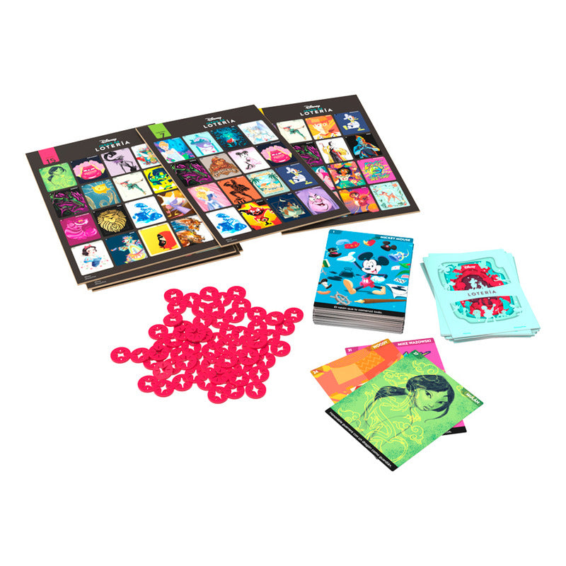 Disney Juego De Lotería Edición Especial Juego De Mesa Familiar Cartas Ilustradas 2 A 9 Jugadores Niños 6 Años Novelty