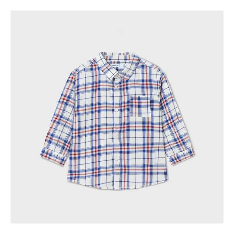 Camisa Casual Para Bebé Mod.2178 Marca Mayoral® Multicolor Rayas 36 Meses