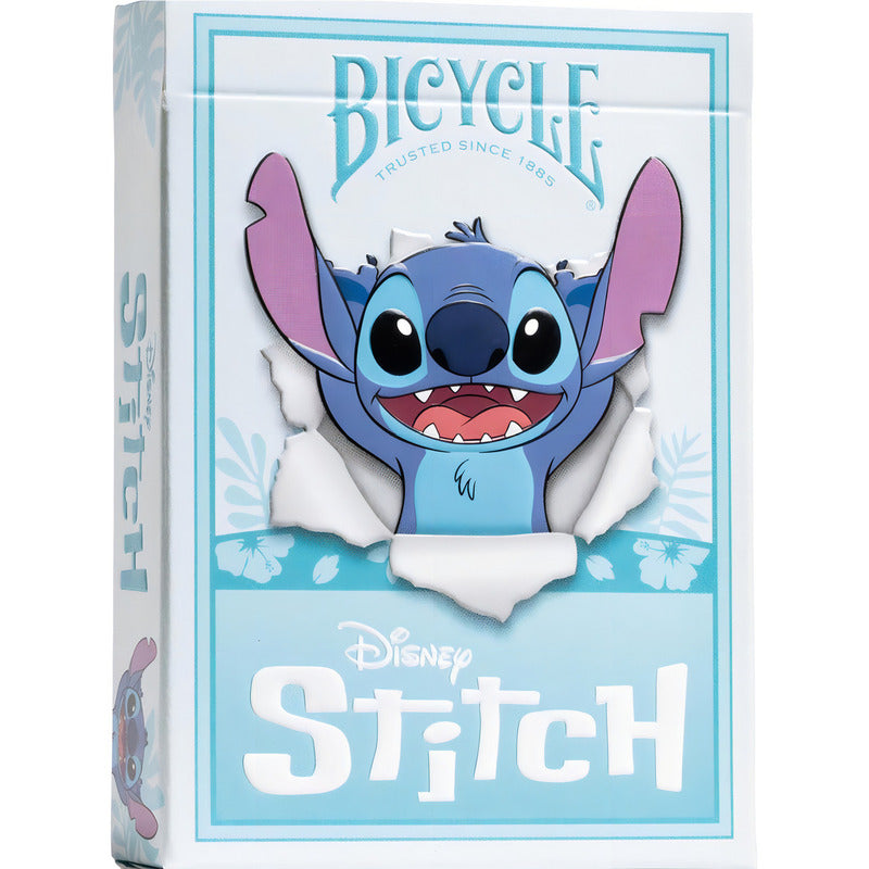 Cartas Disney Stitch Classic Luxury Playing Card Naipes Lilo Reverso Azul Idioma Ingles