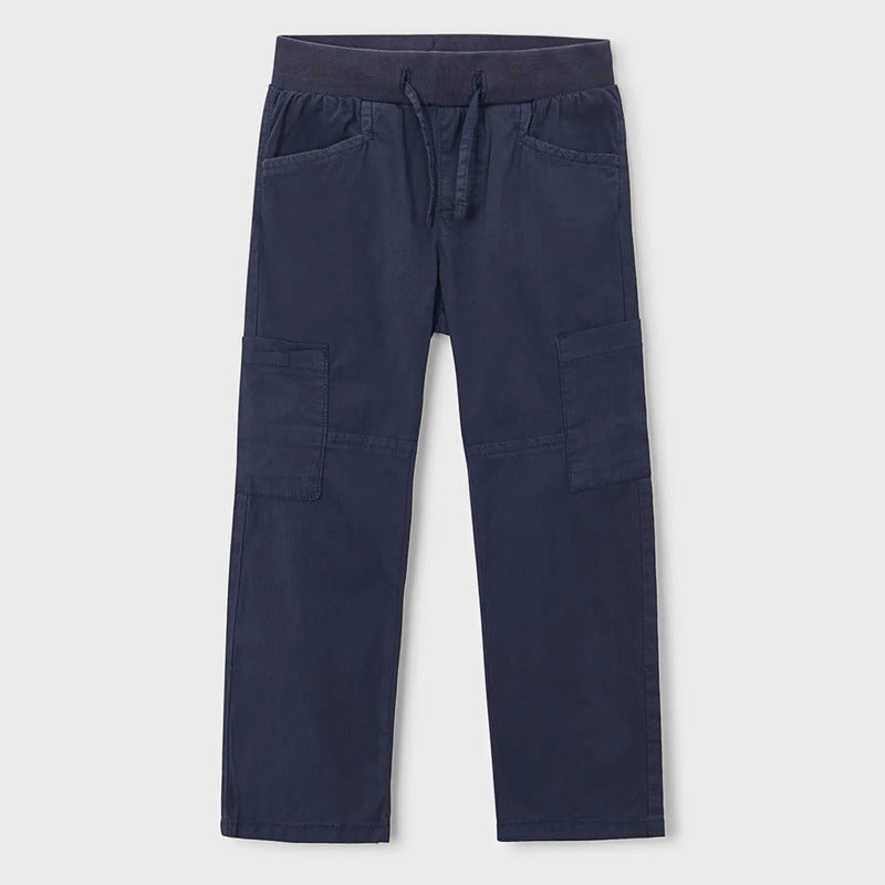 Pantalón Cargo Para Niño Mod.3580 Marca Mayoral® Marino Lisa 10 Años