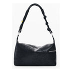 Bolso Para Mujer Con Bordado Mod.26saxp Marca Desigual® Negro Bordado Níquel