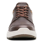 Tenis Casual De Piel Para Hombre Mod.403020 Marca Flexi® Chocolate Lisa 26 Mx