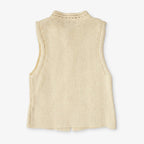 Blusa De Punto Con Decoración Frontal Bt00811 Ferriano® Beige Lisa G