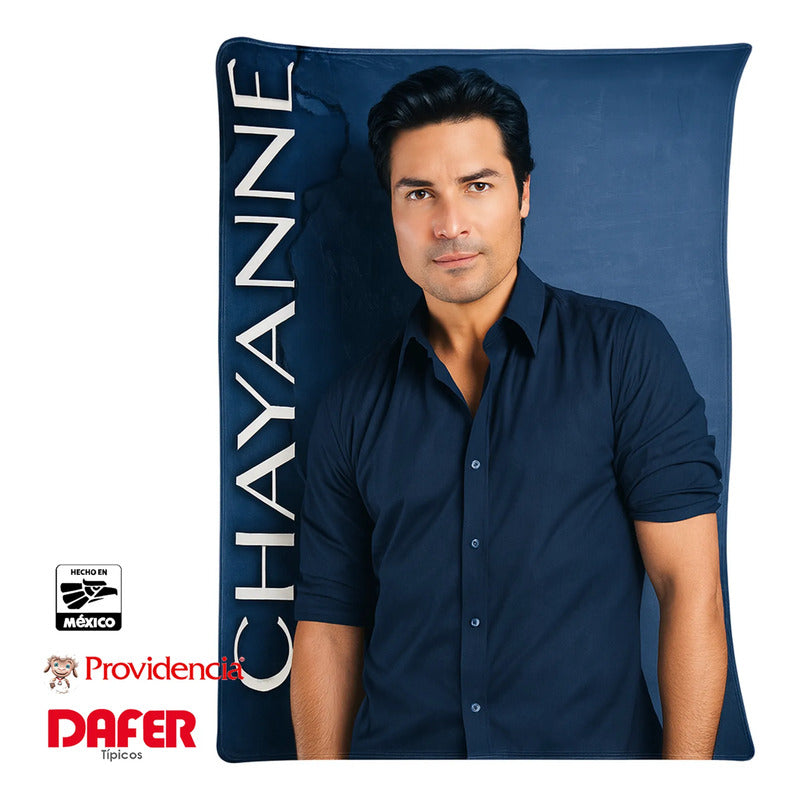 Cobertor Serenity Matrimonial Diseños Artistas Providencia® Chayanne 900 G Multicolor