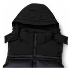 Chaleco Para Hombre Acolchado Con Capucha M.h45305 Bobois® Azul Oscuro Lisa M