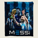 Frazada Ligera Super Suave Matrimonial Futbol Providencia® Equipo 500 G Messi
