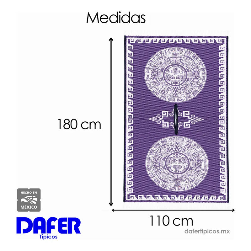Jorongo Gaban Artesanal Mexicano Colores Calendario Morado Calendario Xg