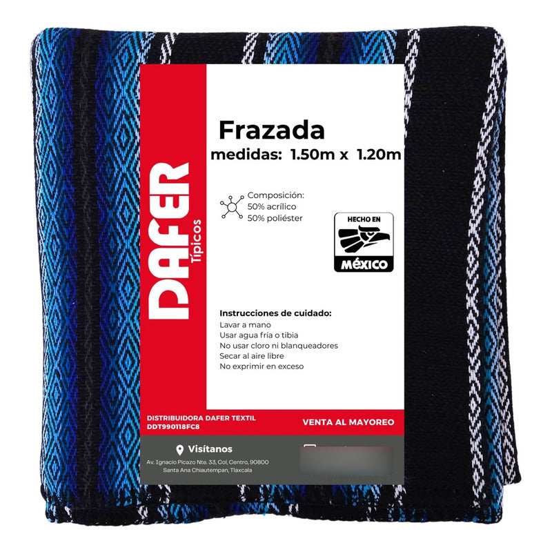 Frazada De Acrilico Afelpada Multiusos 1.20m X 1.50m Mod. Ac