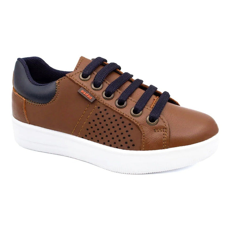Tenis Casual De Niño Mod.435401-q Marca Coqueta Y Audaz®