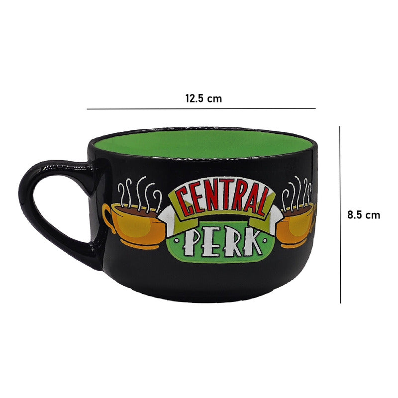 Taza Grande Tarro Metálico Animado Diseños Varios