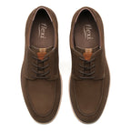 Zapato Derby Para Hombre Mod.420004 Marca Flexi® Marrón Oscuro Lisa 27,5 Mx