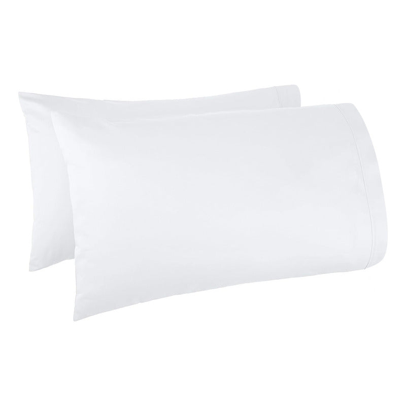 Funda Protectora Para Almohada 2pz Dafer Blanca 63x48 Cm