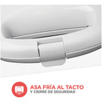 Sandwichera 2 Panes Black And Decker Sm1000w Luz Indicadora Color Blanco