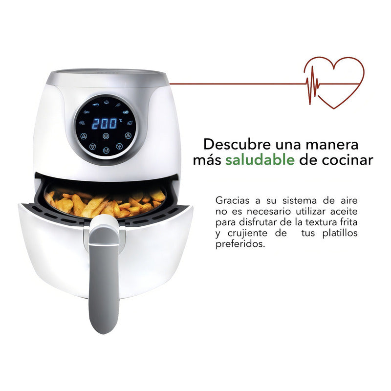 Rca Freidora De Aire Digital Rc-106 Color Blanco