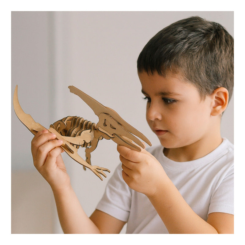 Rompecabezas De Madera Mi Dinosaurio Gigante 3d Marca Orc®