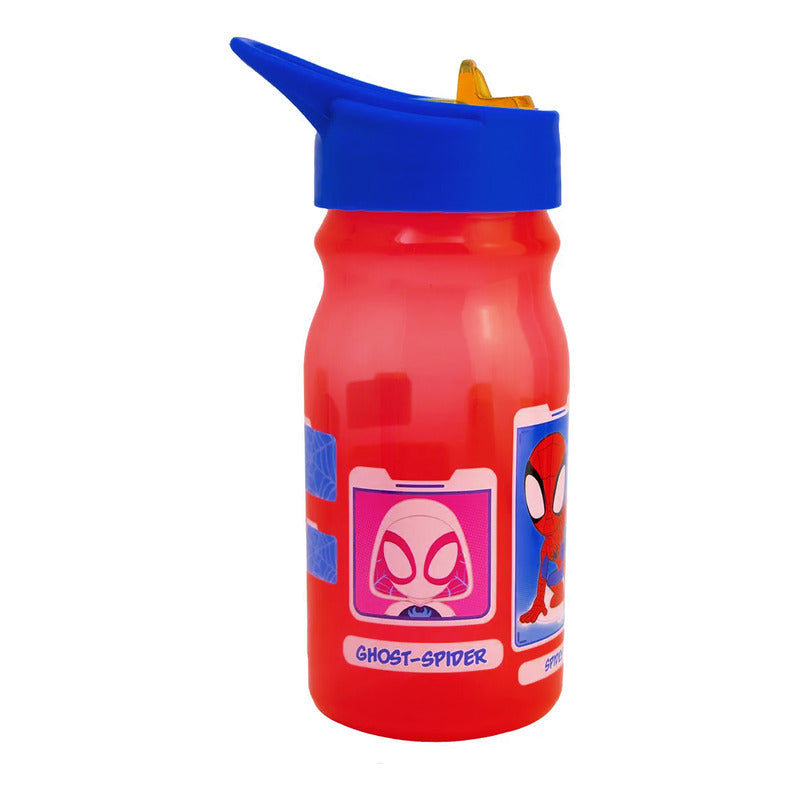 Lonchera Infantil De Plástico Con Botella Diseños Varios