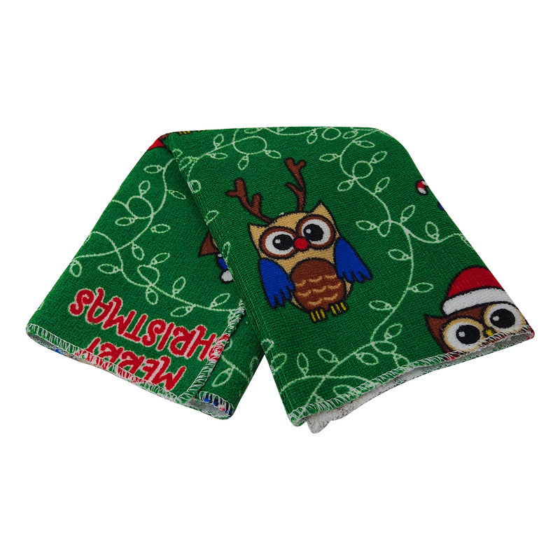 Servilleta De Cocina Multiusos Microfibra Estampada 40x40 Cm