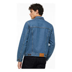 Chamarra Casual Ligera Mezclilla Para Hombre Bleach Oggi® Mezclilla Ch Lisa