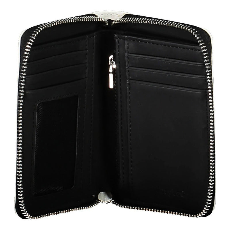 Cartera Pequeña Floral Para Mujer Mod.23sayp05 Desigual® Blanco Floreado