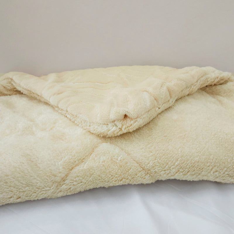 Cobertor Borrega Micrograbado Mat 180x220m Providencia®
