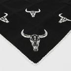 Pañuelo Multiusos Ligero Diseño Tradicional 55x55cm Negro Toros Unitalla