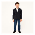 Saco De Vestir Para Niño Mod.7454 Marca Mayoral® Azul Marino Lisa 10