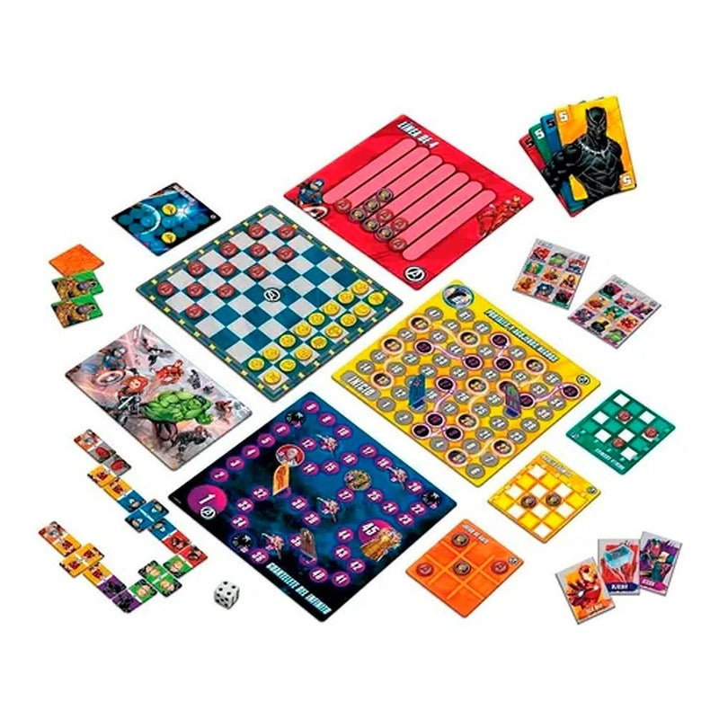 Super Game Pack Avengers Domino Ajedrez Memoria Novelty®