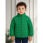 Chamarra Capitonada Para Niño Mod.3493 Marca Mayoral® Verde Limón 4 Lisa