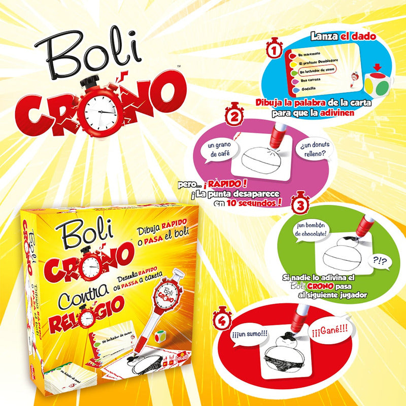 Juego De Mesa Boli Crono Dibuja Rapido Mod. Pt2004 Goliath®