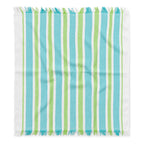 Servilleta De Cocina Multiusos Tejida 45 X 55cm Verde Rayas