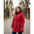 Chamarra Rompevientos Para Mujer Dw86-ny8595h Greenlander® Rojo 1x Lisa