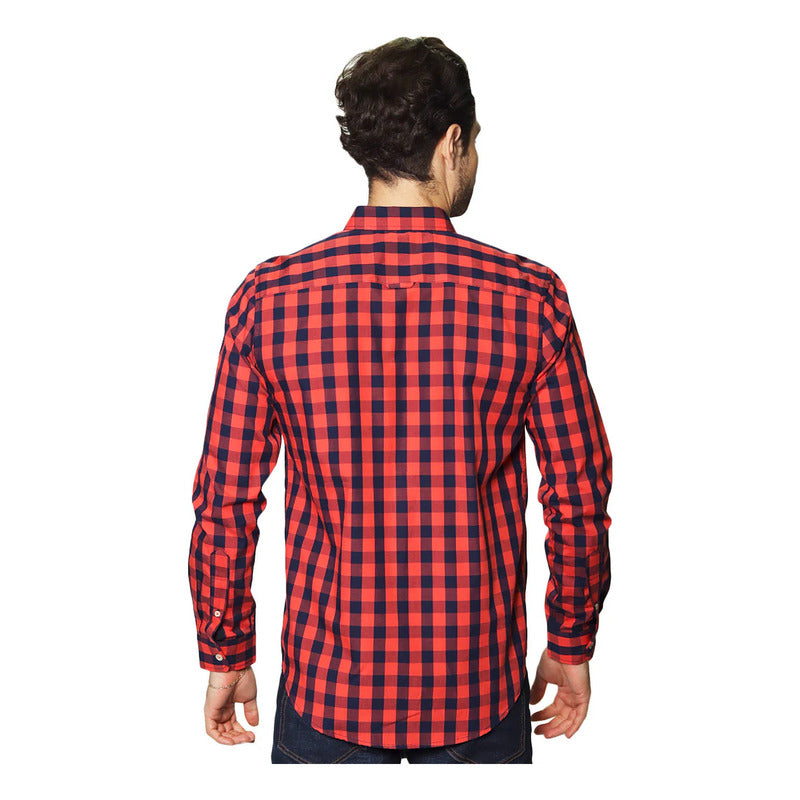 Camisa Para Hombre Manga Larga Mod. B4520 Marca Bobois®