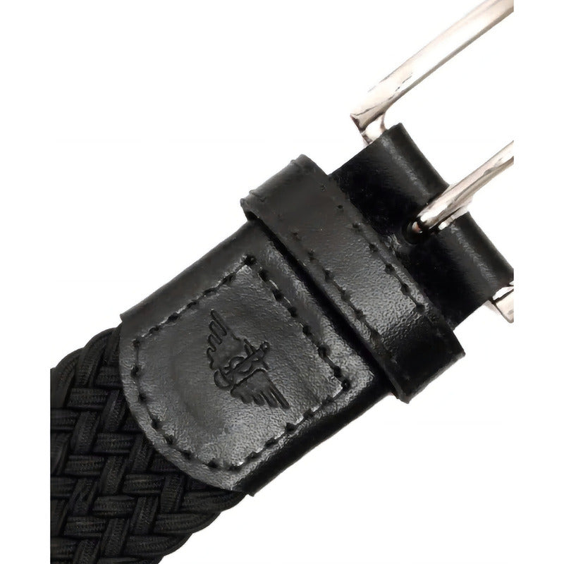 Cinturón Trenzado Casual Para Hombre Mod.dmtbn-w001 Dockers® Color Negro Talla 42