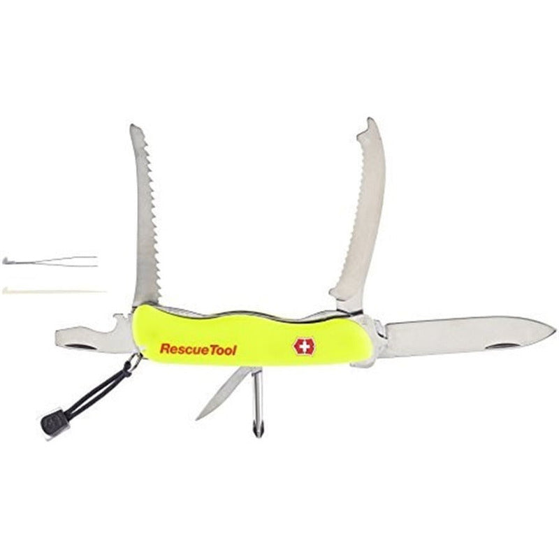 Herramienta De Rescate Victorinox, Color Amarillo, Multiherramienta, 13 Funciones