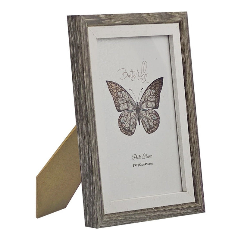 Portarretrato Con Marco Plástico-vidrio Para Mesa