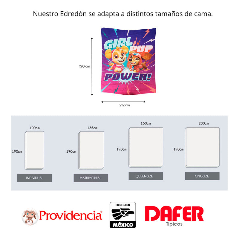 Edredón Doble Vista Matrimonial 1.9x2.12m Providencia®