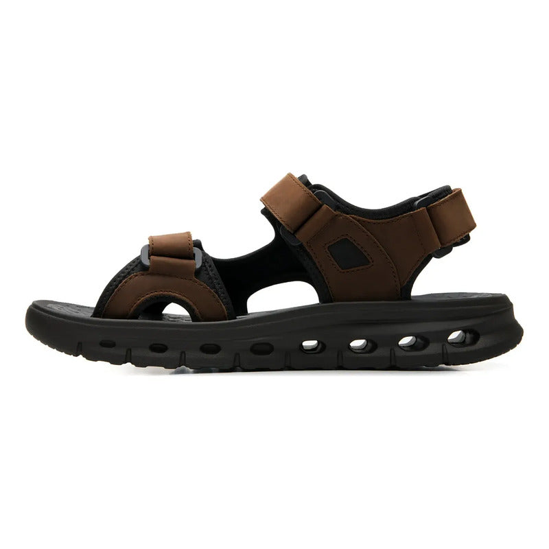 Sandalia Para Hombre Walking Soft Outdoor Mod.424001 Flexi® Marrón Outdoor 26.5 Mx